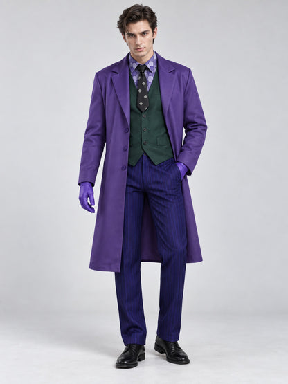 Cosplay Costume: Purple Cape, Vest, Tie