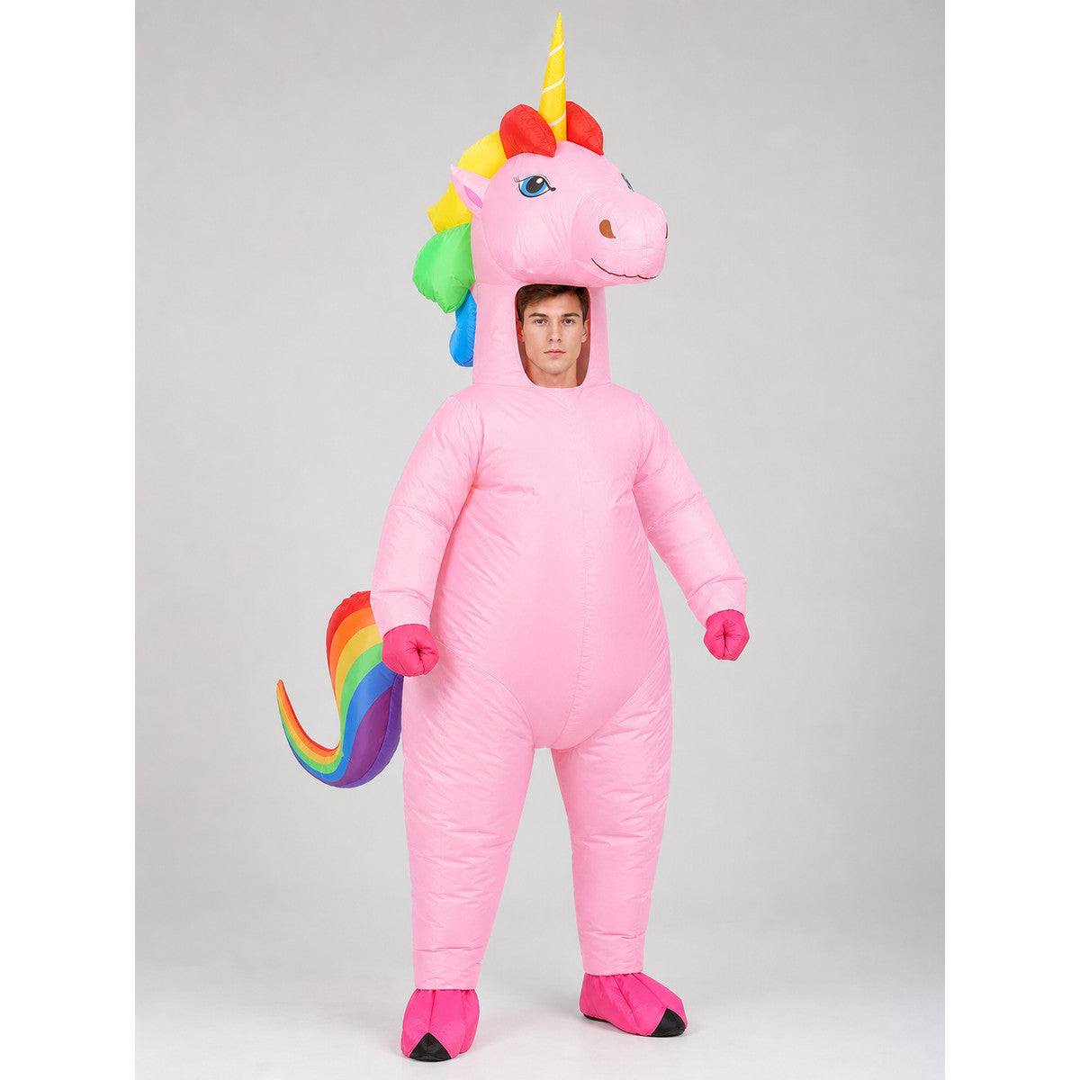 Inflatable Unicorn Costume for Parties and Performances front view