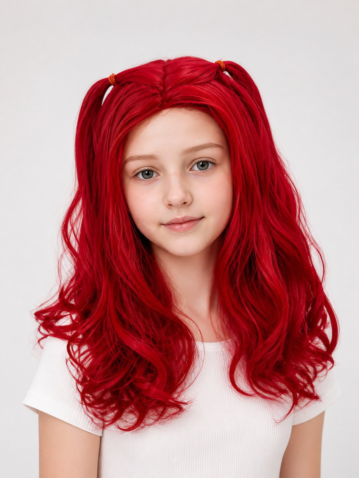 Red Carnival Wig for Halloween and Cosplay main product view