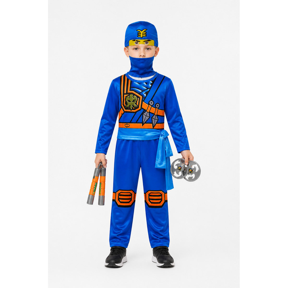 Ninja Jumpsuit with Mask for Parties main product view