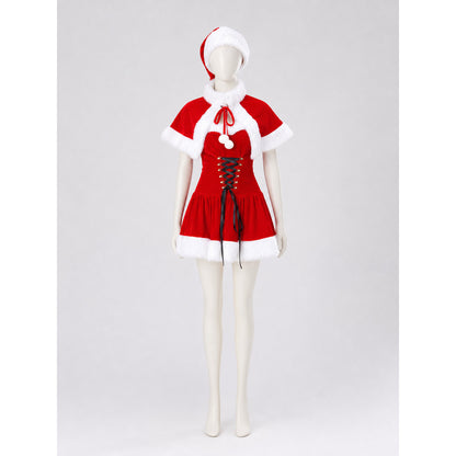 Santa New Year's Carnival Costume with Dress