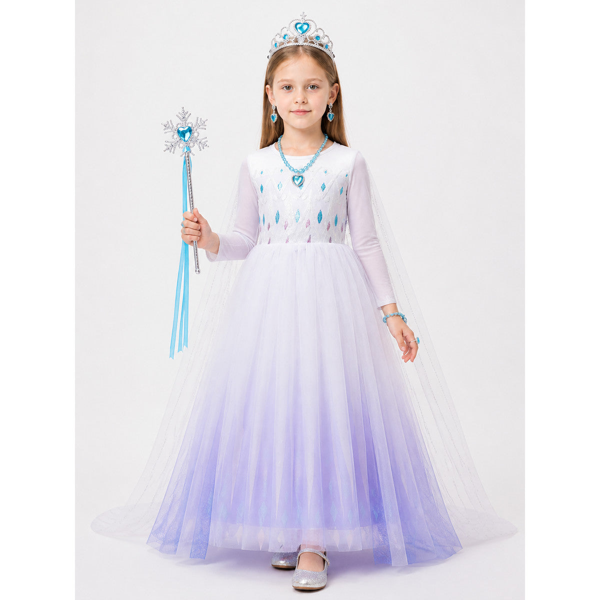 Snow Queen Costume for Halloween and Cosplay main product view