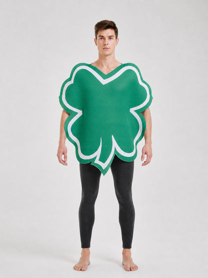 Four-Leaf Clover Poncho Costume on-model view