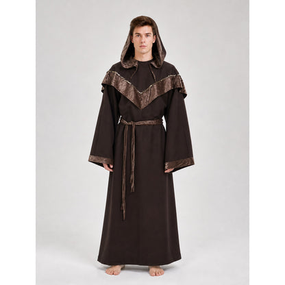 Hooded cosplay costume, medieval style