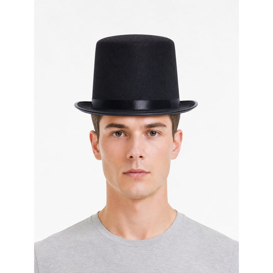 Costume fedora hat with a wide brim
