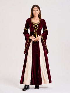 Medieval Long-Sleeve Stage Dress