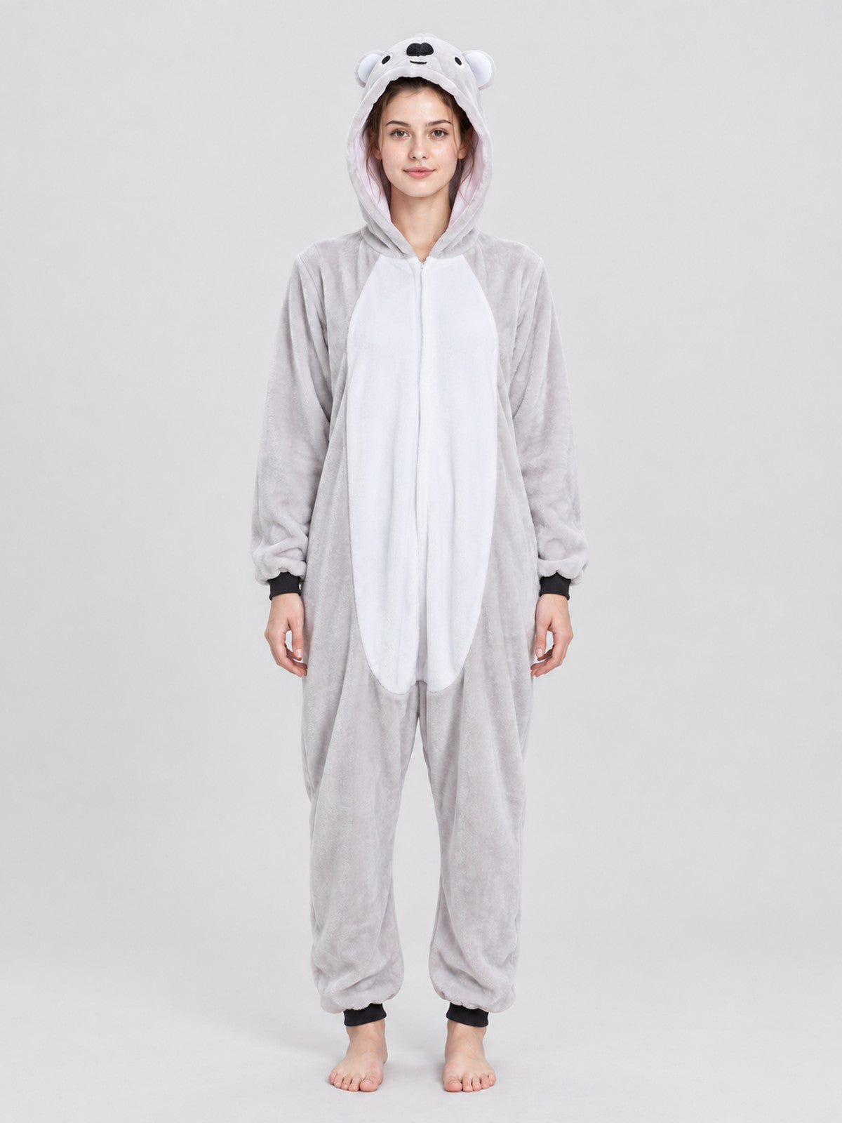 Sea Lion Hooded Pajama Jumpsuit
