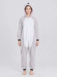 Sea Lion Hooded Pajama Jumpsuit