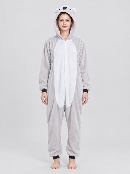 Sea Lion Hooded Pajama Jumpsuit