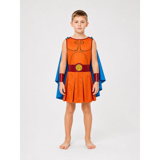 Hercules Cosplay Costume with Cape, Belt, and Bracers