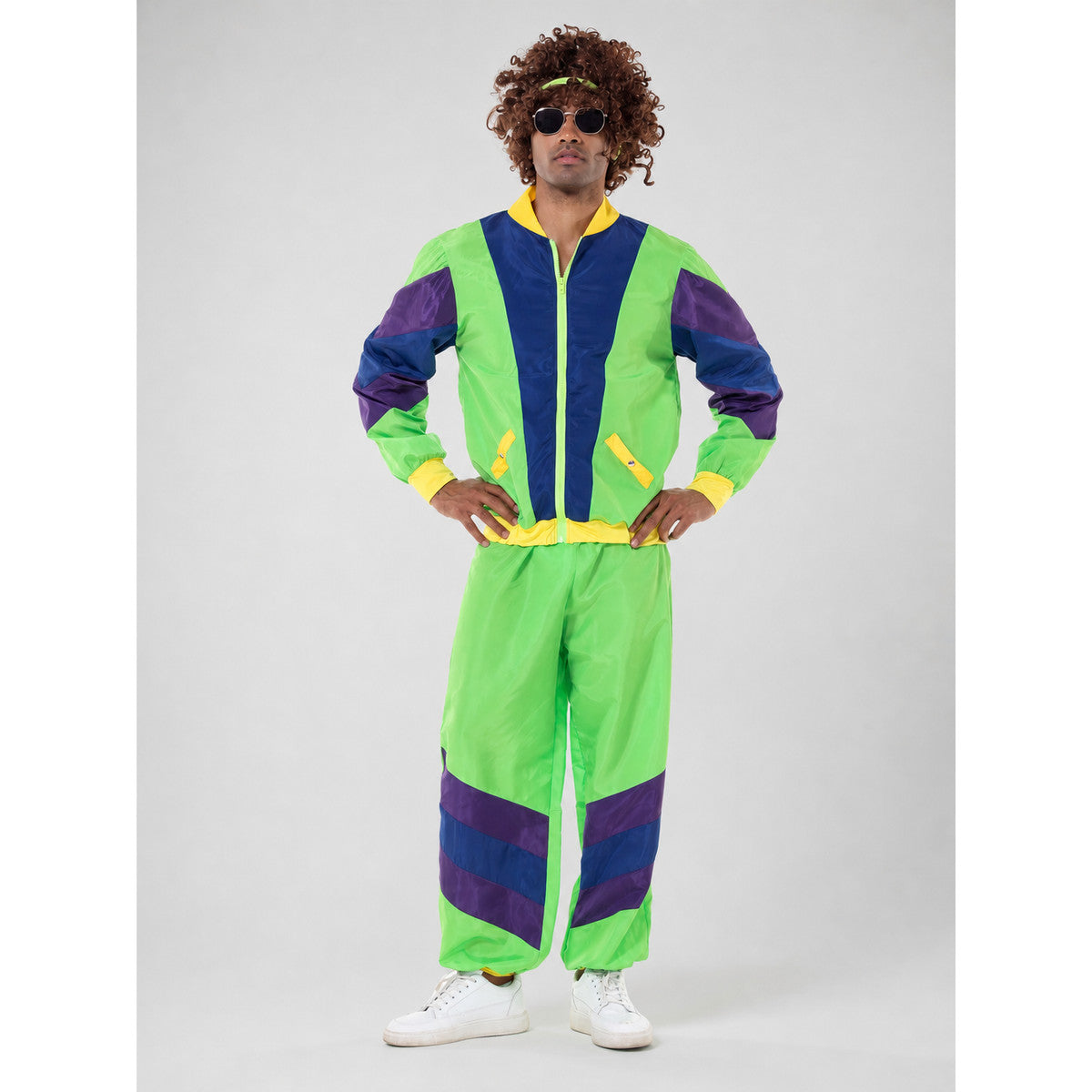 Stage Two-Piece Costume: Jacket and Pants, Colorblock