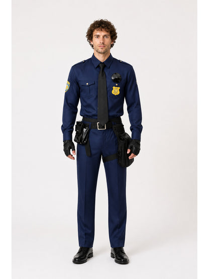 Nick Fox Police Costume with Accessories main product view