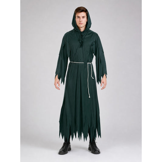 Halloween and Cosplay Hooded Ghost Costume front view
