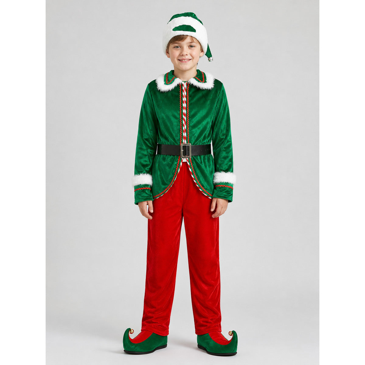Christmas Character Costume with Hat and Belt