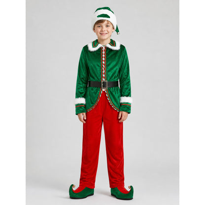 Christmas Character Costume with Hat and Belt