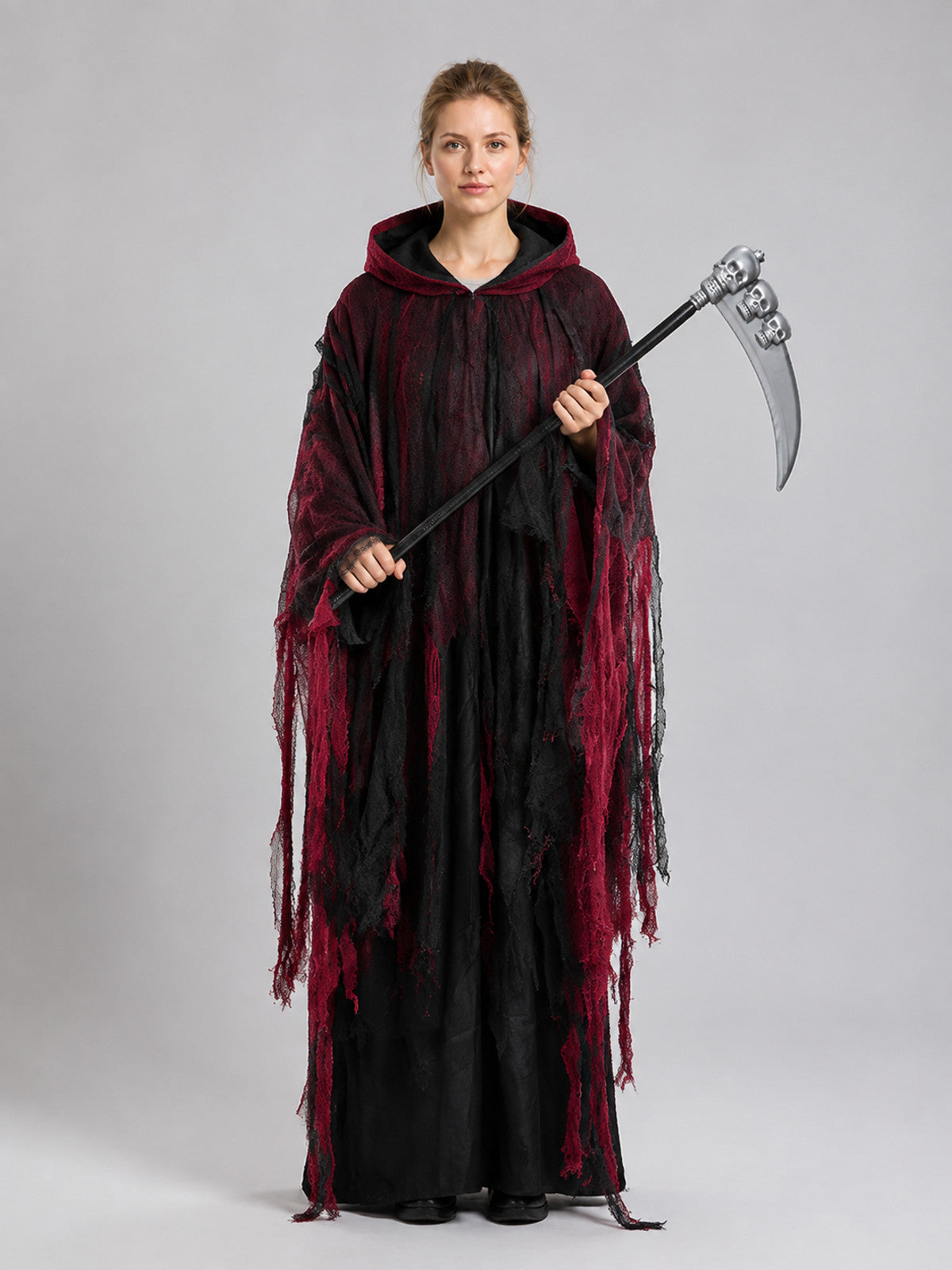 Hooded Costume with Decorative Scythe
