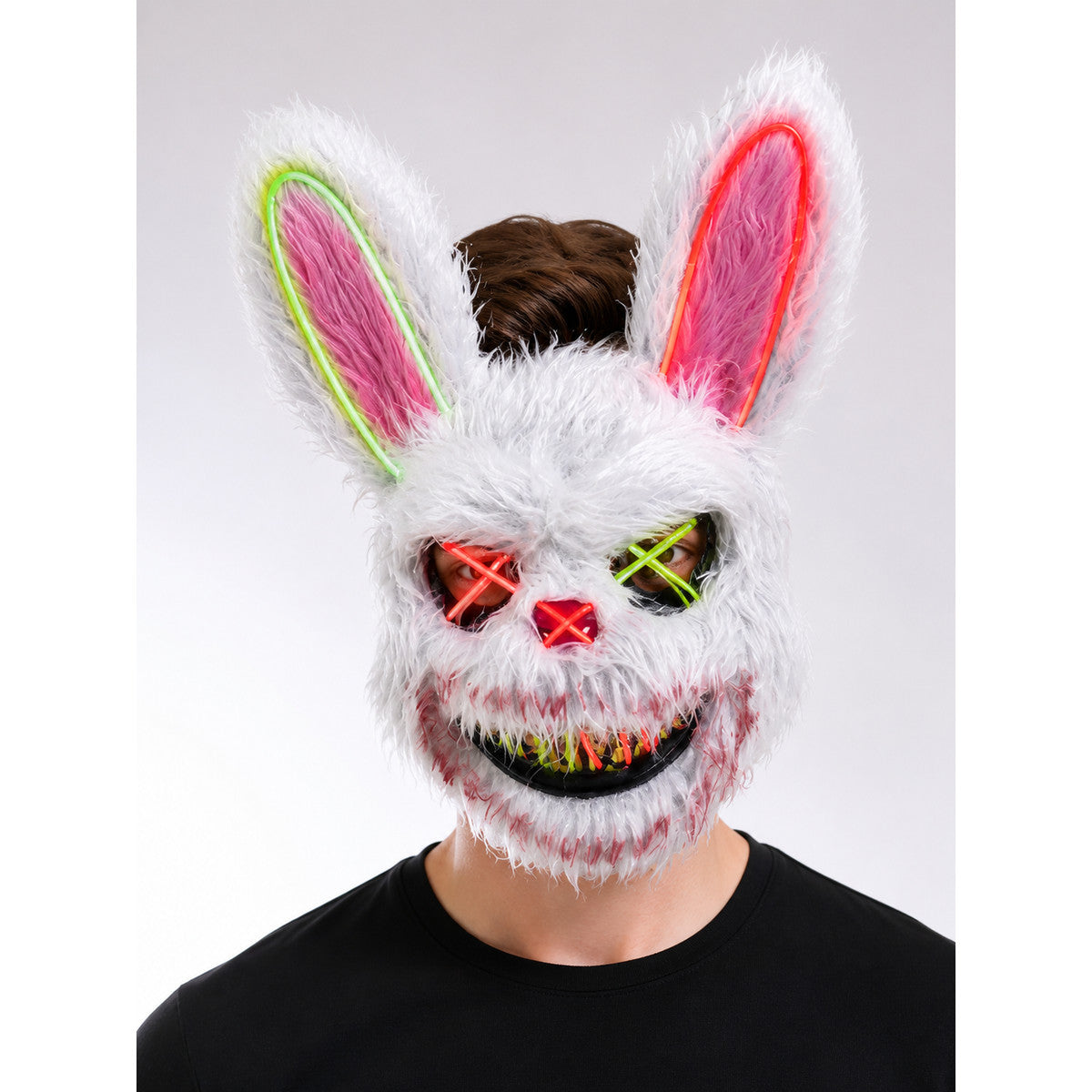 Scary Rabbit Halloween Carnival Headpiece main product view