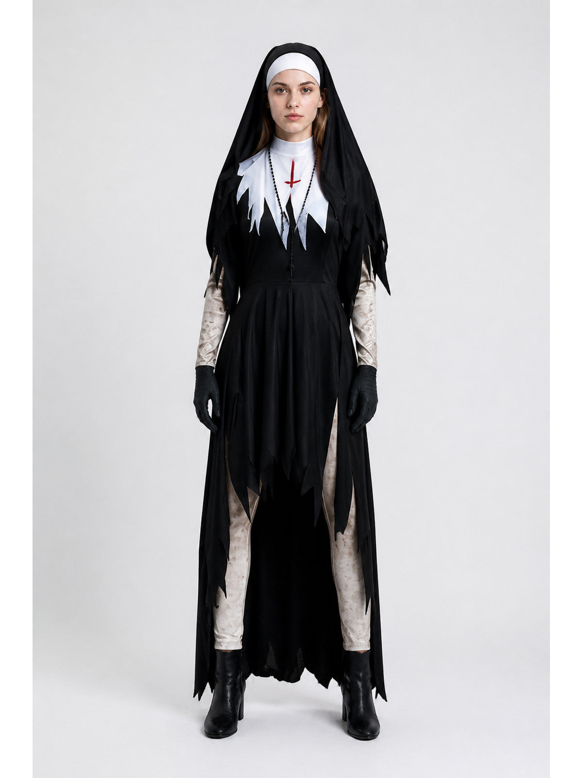 Carnival Costume: Dress, Headpiece, Gloves main product view