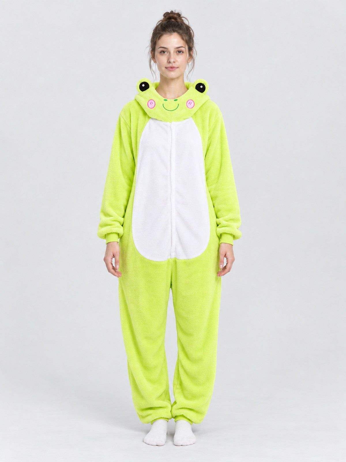 Frog Hooded Pajama Jumpsuit