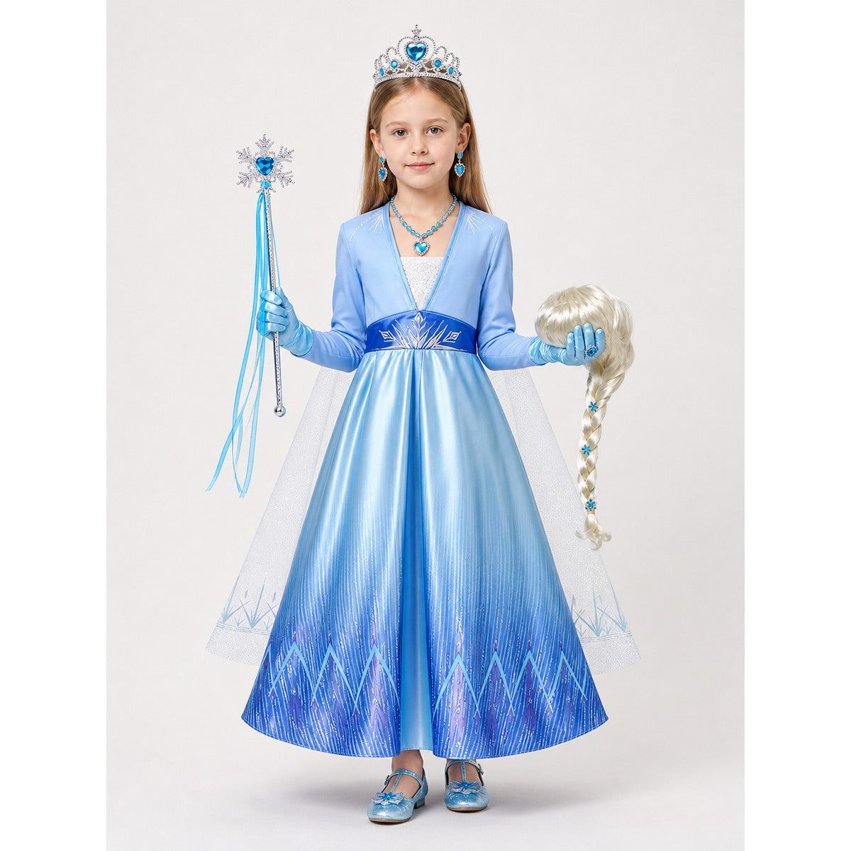 Snow Queen Carnival Costume for Cosplay