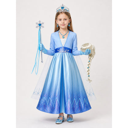 Snow Queen Carnival Costume for Cosplay