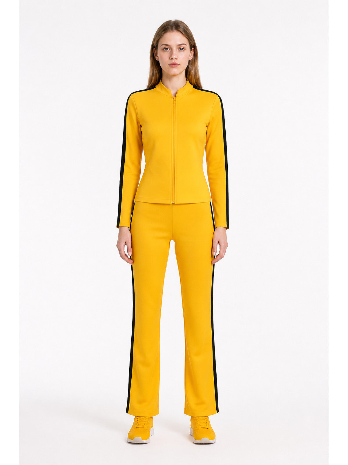 Cosplay tracksuit, yellow with black stripes main product view