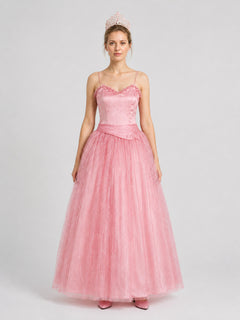 Pink Glinda Full-Skirted Dress for Cosplay