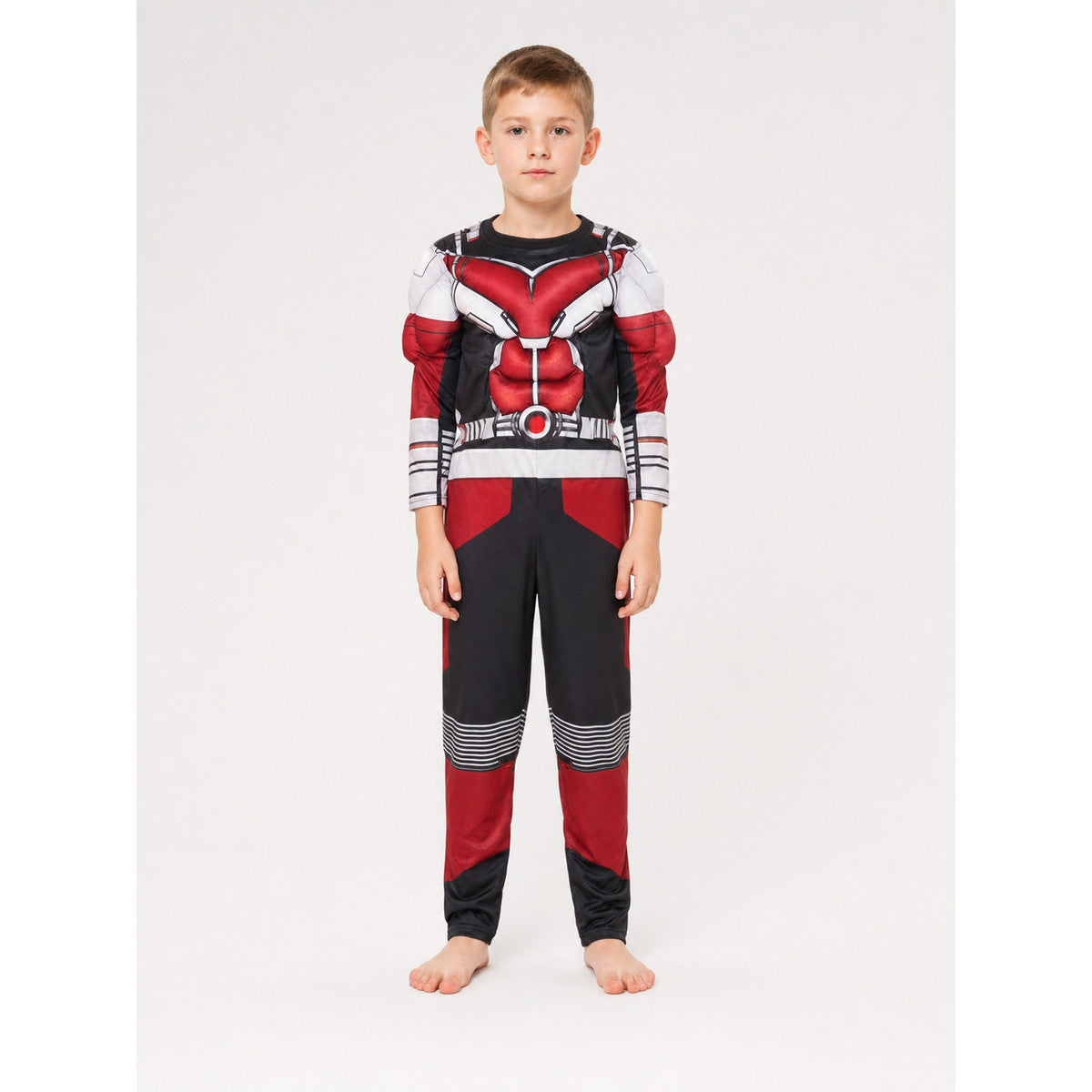 Superhero Costume with Mask for Kids' Parties on-model view