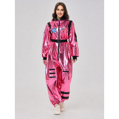 Pink NASA Astronaut Jumpsuit for Cosplay