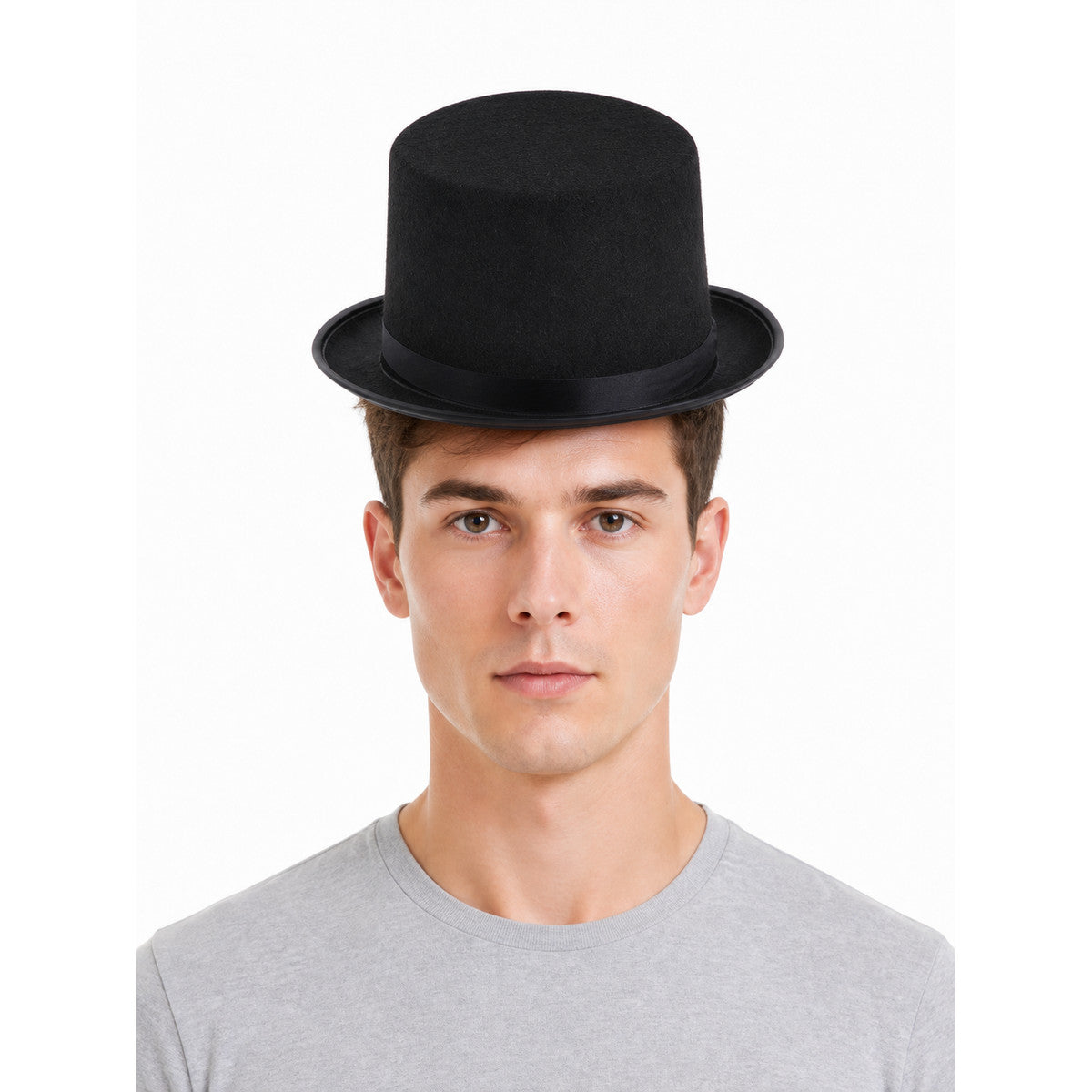 Black Carnival Hat for Magic Tricks and Masquerade