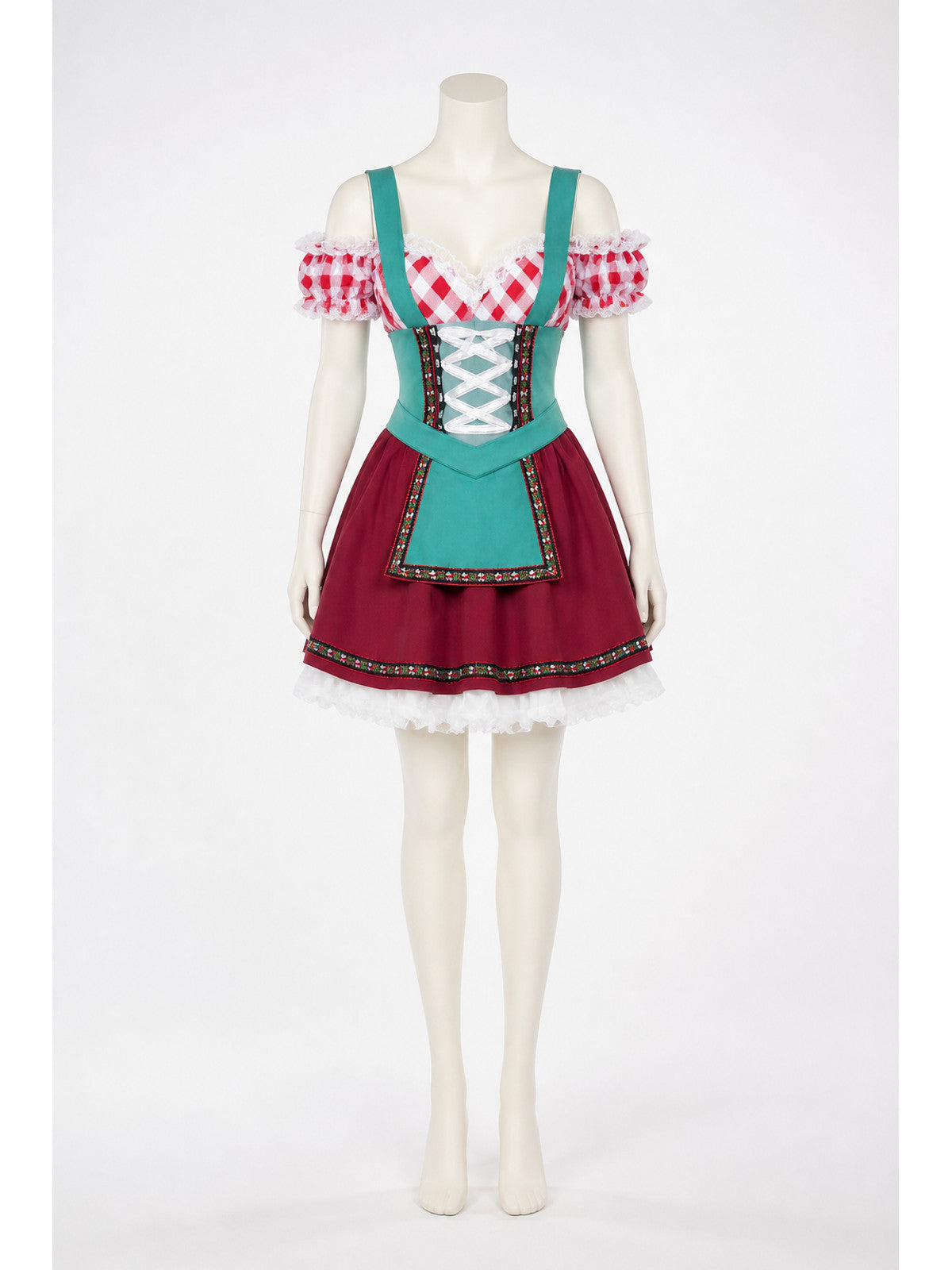 Carnival Dress with Corset and Full Skirt main product view