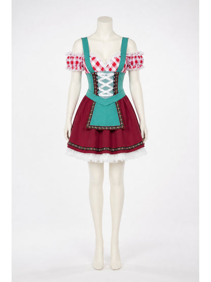 Carnival Dress with Corset and Full Skirt main product view