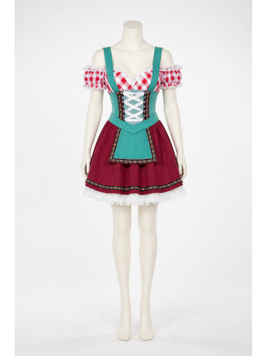 Carnival Dress with Corset and Full Skirt main product view