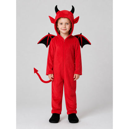 Children’s Devil Costume with Wings and Tail