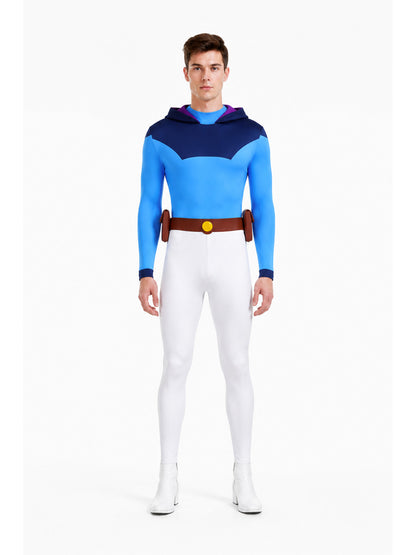 Omni-Man Cosplay Costume with Hood and Belt main product view