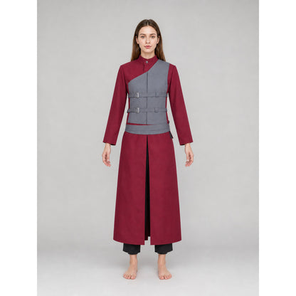 Gaara Cosplay Costume: Vest, Pants, and Bag