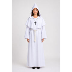 Robe with a Pointed Hood and Cross