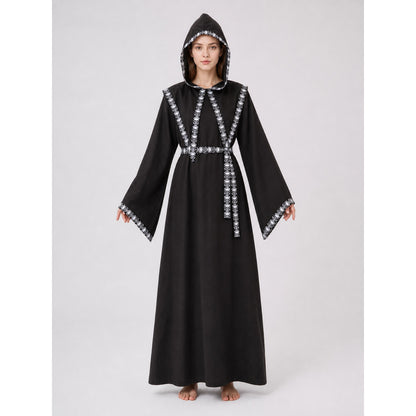 Hooded Robe, Gothic Halloween Costume