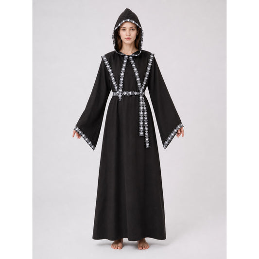 Hooded Robe, Gothic Halloween Costume