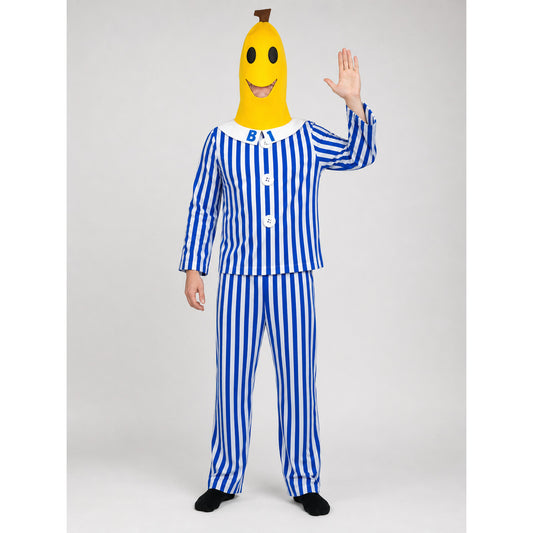 Striped Banana Costume for Halloween and Carnival