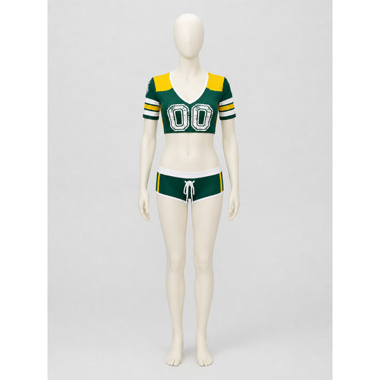 Sports Set with Shorts and Number 00 in Three Colors