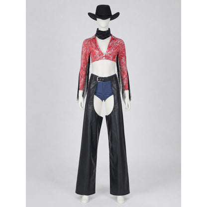 Western-Style Fringe Stage Costume