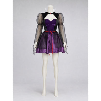 Carnival Costume: Purple Dress with Cape