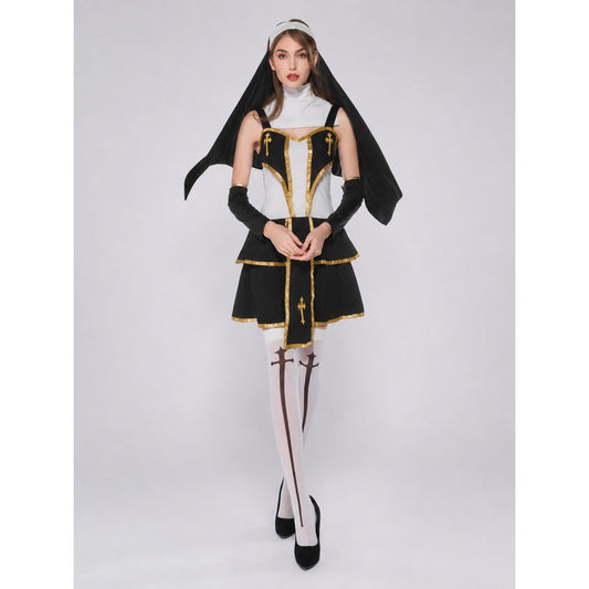 Monastic-style costume for cosplay and Halloween