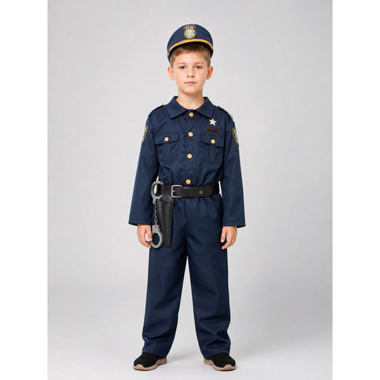 Kids' Police Costume for Cosplay and Parties