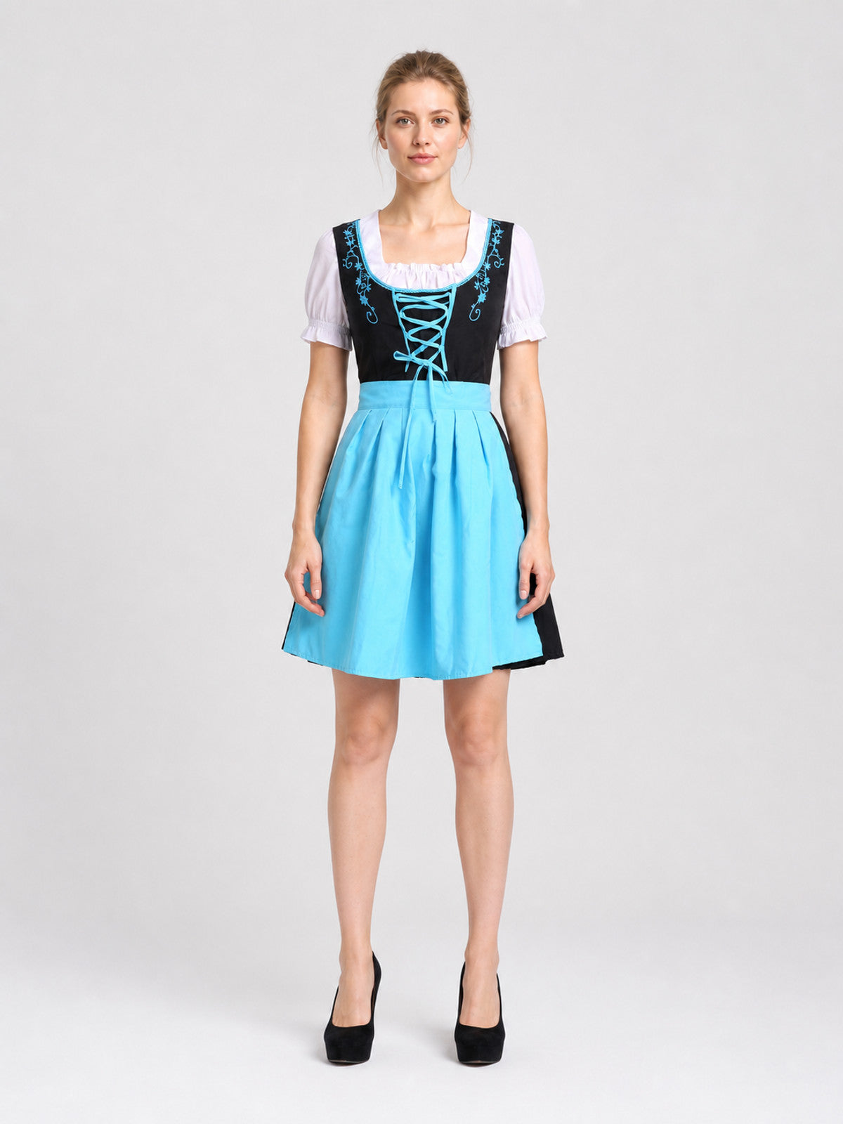 German Corset Costume for a Beer Festival, M-XL on-model view