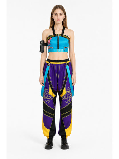 Cosplay Costume: Sleeveless Top, Pants, and Bag main product view