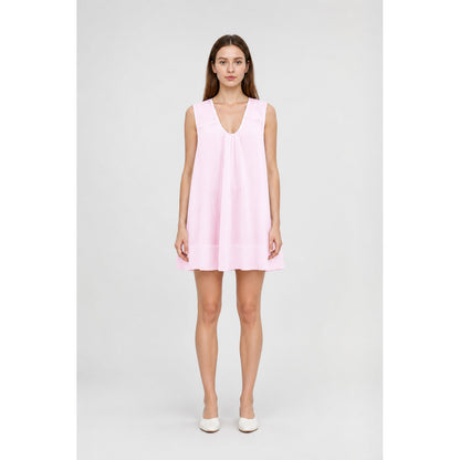 Sleeveless A-Line Dress with a U-Neckline