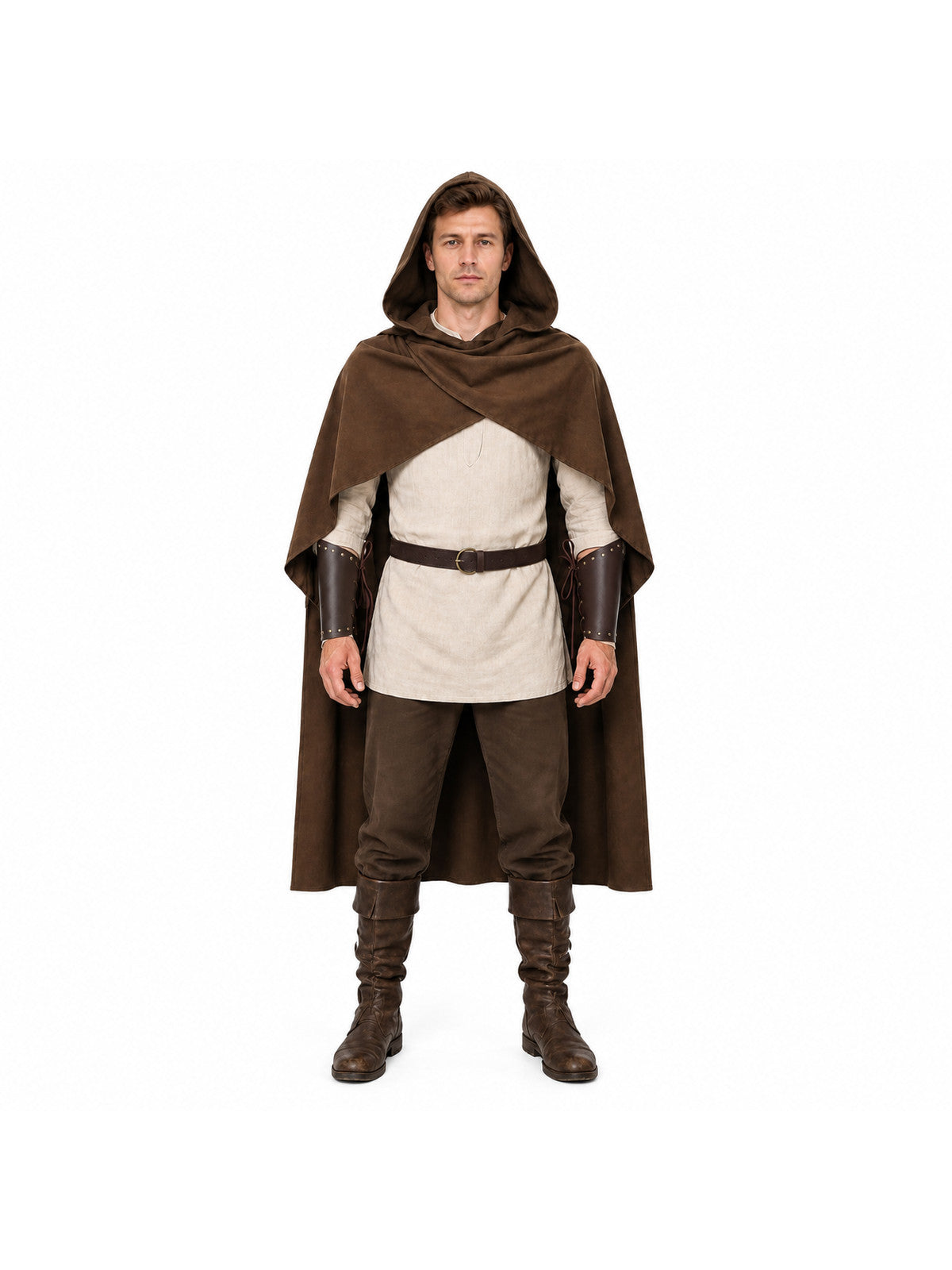 Loose-Fit Cloak Cape — an outer layer worn over clothing, suitable for everyday