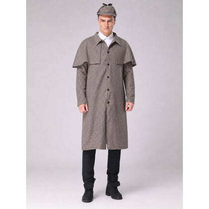 Sherlock Holmes Costume, Black and White Plaid